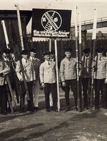 Gebäudereinigung Wilhelm Pfeng in den Anfängen in Mülheim an der Ruhr